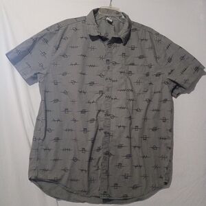 Naruto Shippuden Men's Casual Button-Down Shirt with  Design